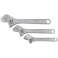 AW-3S Adjustable Wrench Set, Adjustable, 3 Pieces, Imperial and Metric Dufferin Supply