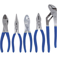 JPS-5M Mechanic's Pliers Set, 5 Pieces Dufferin Supply