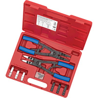 SRP-10S Heavy-Duty Ratcheting Snap Ring Pliers Set, 10 Pieces Dufferin Supply