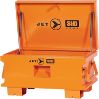 JSB-3219 Boîte de rangement d'outils de chantier pour usage tr&egrave;s intensif, 32-1/8" x 19" x 17-1/2", Acier, Orange Dufferin Supply