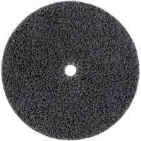 Meule homog&egrave;ne Scotch-Brite EXL, 3" x 1/2", Arbre de 1/4" Dufferin Supply