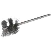 Ensemble de brosses internes &agrave; fils m&eacute;talliques ondul&eacute;s HeliTuf, 3/8" dia. x 1" l, 3-1/2" longueur hors tout Dufferin Supply