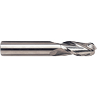 Ball Nose End Mill, 1/8" Dia., 4 Flutes, Carbide Dufferin Supply