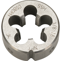 Pipe Die, 1/8"-27 Thread, High Speed Steel Dufferin Supply