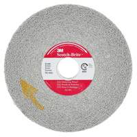 Meule d'&eacute;barbage EXL Scotch-Brite, 6" x 1", Arbre de 1"-8, 1, Oxyde d'aluminium Dufferin Supply