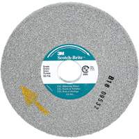 Meule d'&eacute;barbage EXL Scotch-Brite, 6" x 1/2", Arbre de 1", Oxyde d'aluminium Dufferin Supply