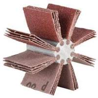 Plain Flap B-830 Bore Polisher, Aluminum Oxide, 60 Grit, 6-3/4" x 1-1/2" Dufferin Supply
