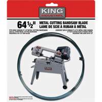 Lame de scie &agrave; ruban en m&eacute;tal, Acier au carbone, 64-1/2" lo x 1/2" la x &eacute;paisseur 0,025", 24 dents par pouce Dufferin Supply