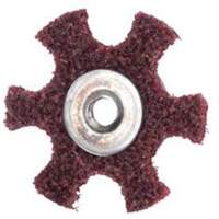 Disque abrasif en forme d'&eacute;toile pour pr&eacute;paration de surface Abrasotex , 3" dia., Grain Moyen, Oxyde d'aluminium Dufferin Supply