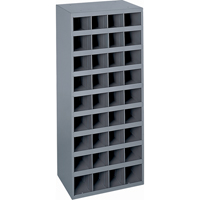 Armoires pour bacs de rangement en acier, 17-7/8" la x 12" p x 42" h, Gris Dufferin Supply