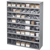 Armoires pour bacs de rangement en acier, 33-3/4" la x 12" p x 42" h, Gris Dufferin Supply