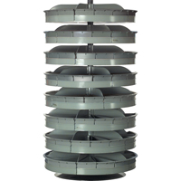 Modules de stockage Rotabin, 500 lb Capacit&eacute; par niveau, 8 Niveau(x), 66" ha x 34" dia Dufferin Supply