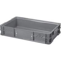 StakPak Plus 4845 System Containers, 15" W x 24" D x 5" H, Grey Dufferin Supply