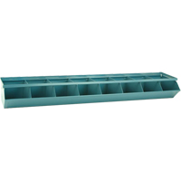 Bacs sectionnels superposables, Cap. 100 lb, 37" la x 8" p x 4-1/2" h, Bleu Dufferin Supply