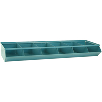 Bacs sectionnels superposables, Cap. 100 lb, 37" la x 12" p x 4-1/2" h, Bleu Dufferin Supply