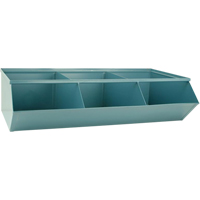 Bacs sectionnels superposables, Cap. 100 lb, 37" la x 20-1/2" p x 9-1/2" h, Bleu Dufferin Supply