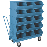 Bacs sectionnels superposables Stackbin - Chariots Dufferin Supply