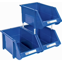 Stack & Hang Bin, 4-13/16" W x 3-3/16" H x 7-1/8" D, Blue Dufferin Supply