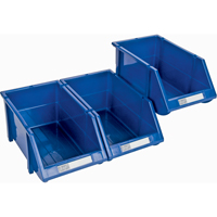 Stack & Hang Bin, 4-13/16" W x 3-3/16" H x 7-1/8" D, Blue Dufferin Supply