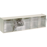 Syst&egrave;me de casiers modulaires Tip-Out, 23-5/8" la x 5-1/4" p x 6-1/2" h, 5 tiroirs Dufferin Supply