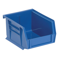 Ultra Stack & Hang Bin, 4-1/8" W x 3" H x 5-3/8" D, Blue Dufferin Supply
