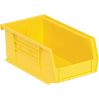 Ultra Stack & Hang Bin, 4-1/8" W x 3" H x 7-3/8" D, Yellow Dufferin Supply