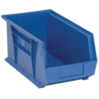 Ultra Stack & Hang Bin, 8-1/4" W x 7" H x 14-3/4" D, Blue Dufferin Supply