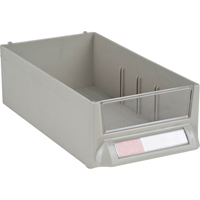 Replacement Drawer for KPC-400 Parts Cabinet, Plastic, 4-11/16" W x 8-5/8" D x 2-7/10" H, Grey Dufferin Supply