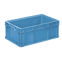 StakPak Plus 4845 System Containers, 15" W x 24" D x 9.5" H, Royal Blue Dufferin Supply