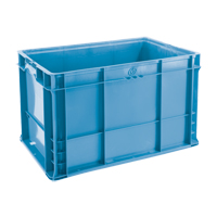 StakPak Plus 4845 System Containers, 15" W x 24" D x 14.5" H, Royal Blue Dufferin Supply