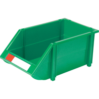 Stack & Hang Bin, 8-3/16" W x 6-3/16" H x 14" D, Green Dufferin Supply