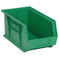 Ultra Stack & Hang Bin, 8-1/4" W x 7" H x 14-3/4" D, Green Dufferin Supply