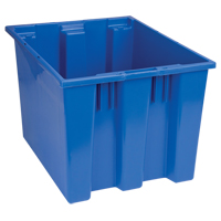 Stack & Nest Totes, 13" x 19.5" x 15.5", Blue Dufferin Supply
