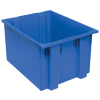 Contenants Stack & Nest, 13" x 23,5" x 19,5", Bleu Dufferin Supply