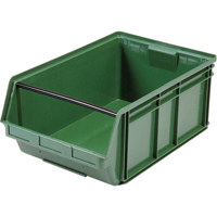 Giant Stacking Containers, 18.375" W x 29" D x 11.875" H, Green Dufferin Supply