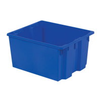Polylewton Stack-N-Nest&reg; Containers, 13" x 24" x 20", Blue Dufferin Supply