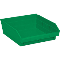 Bacs pour tablette, 11-1/8" la x 4" H x 11-5/8" p, Vert, Capacit&eacute; 30 lb Dufferin Supply