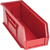 Ultra Stack & Hang Bin, 4-1/8" W x 4" H x 10-7/8" D, Red Dufferin Supply