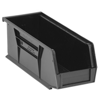 Environmentally Friendly Recycled Bin, 4.125"/3-3/16" W x 3-3/4" H x 10-7/8"/10.875" D, Black Dufferin Supply