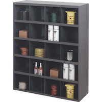 Storage Bin Cabinets, Steel, 20 Drawers, 33-3/4" x 12" x 42", Grey Dufferin Supply