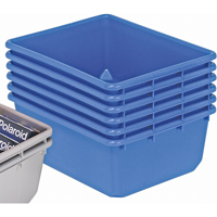 Contenants emboîtables QuanTub, 19" la x 24,5" p x 9,5" h, Bleu Dufferin Supply