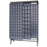 Free-Standing Tip-Out Bins Slider System, 48" W x 18" D x 77" H, 303 Drawers Dufferin Supply