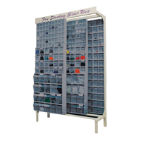 Free-Standing Tip-Out Bins Slider System, 48" W x 18" D x 77" H, 364 Drawers Dufferin Supply