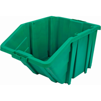 Bac g&eacute;ant en plastique, 15-1/2" la x 13" H x 25" p, Vert, Capacit&eacute; 200 lb Dufferin Supply