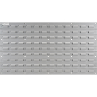 Panneau perfor&eacute; en m&eacute;tal pour bacs, 32 bacs, 36" la x 1/8" p x 19" h Dufferin Supply