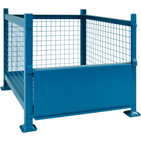 Bulk Stacking Containers, 34.5" W x 40.5" D x 30" H, 3000 lbs. Capacity Dufferin Supply