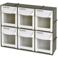 Heavy-Duty Tilt Bin, 11-3/4" W x 3-1/2" D x 9-3/4" H, 6 Drawers Dufferin Supply