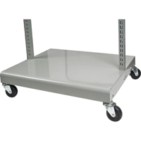 Mobile Tilt Bin Rack - Cart Only, Double-sided, 26-1/4" W x 22" D x 57-1/2" H Dufferin Supply
