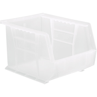 Clear-View Ultra Stack & Hang Bin, 8-1/4" W x 7" H x 10-3/4" D, Clear Dufferin Supply