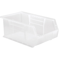 Bac transparent ultra empilable & suspendable, 8-1/4" la, 6" h x 13-5/8" p, Transparent Dufferin Supply
